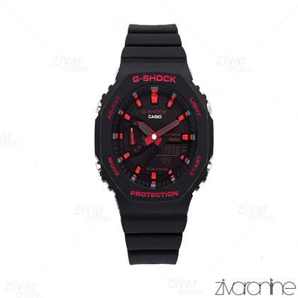 ساعت جی شاک GMA-S2100 زنانه مشکی ایندکس قرمز 106394