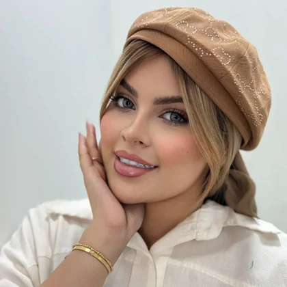 کلاه برت نگینی