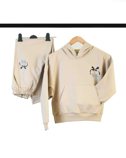 ست هودی شلوار کرم