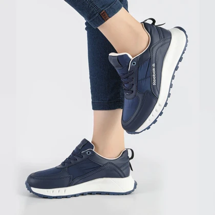 کفش و کتانی اسپرت زنانه و دخترانه مدل ریباک REEBOK رنگ سرمه ای