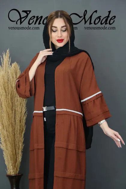 مانتو بلند چین‌دار