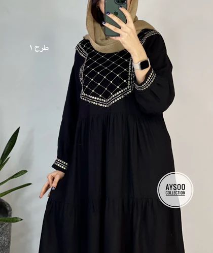 پیراهن مانتویی طناز