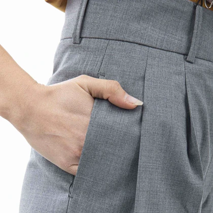 شلوار پیلی دار ریلکس فیت - 15241153