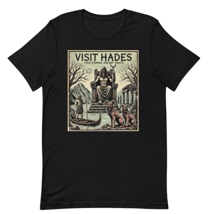 تیشرت طرح Visit Hades کد 294796