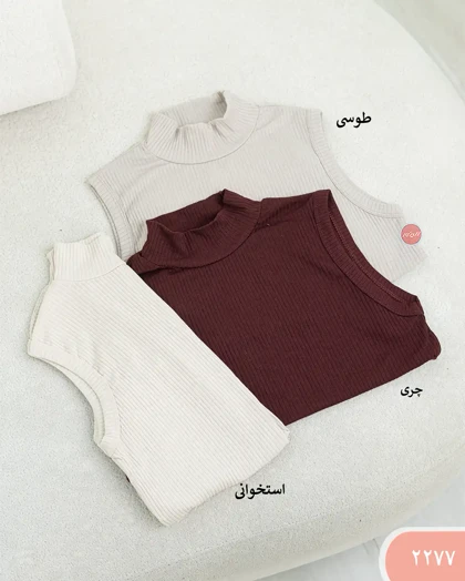 تاپ کرکره ای یقه پنج سانت 2277 زنانه | الینور