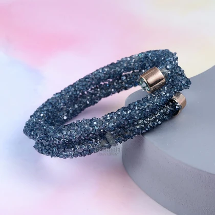 دستبند طرح کریستالی سواروسکی Crystal Bangle Bracelet-02