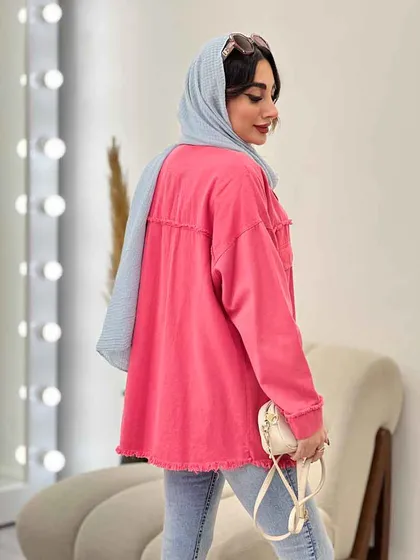 مانتو کتان ریش دار ترلان