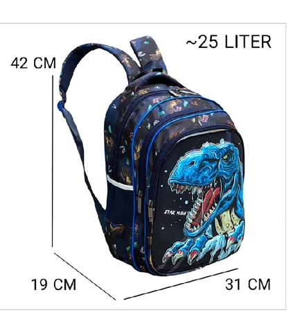 کوله پشتی مدرسه طرح دایناسور 3931 TIREX