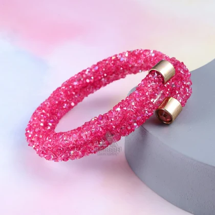 دستبند طرح کریستالی سواروسکی Crystal Bangle Bracelet-02