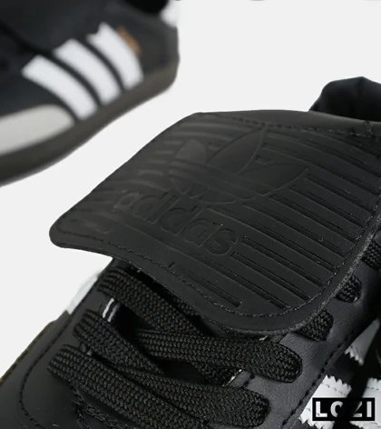 کفش کتانی مردانه و زنانه مشکی سفید ADIDAS Samba LT