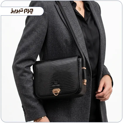 کیف دوشی زنانه چرم طبیعی BL113