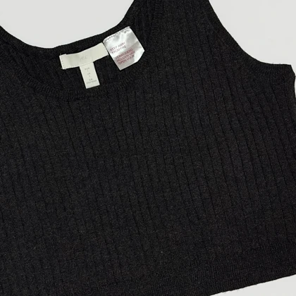 کراپ تاپ بافت زنانه اچ اند ام H&M No. 0933990001