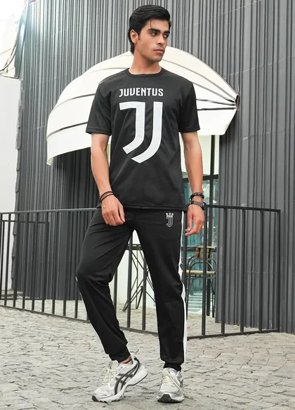 ست تیشرت شلوار مردانه یوونتوس مدل Aria