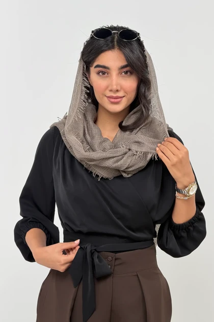 شومیز ژاکلین چپ و راستی آستین کش