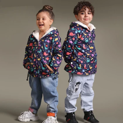 کاپشن بهاره پسرانه دخترانه تو خز 1.5تا4سال