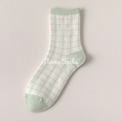 جوراب ساق‌دار گل سبز1039