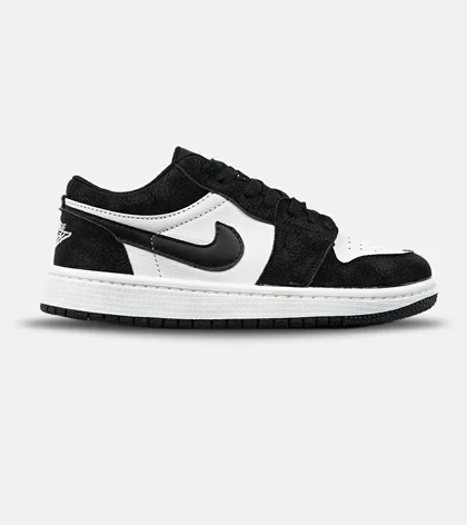 کفش کتانی مردانه و زنانه مشکی سفید 1 NIKE AIR JORDAN مدل 8462