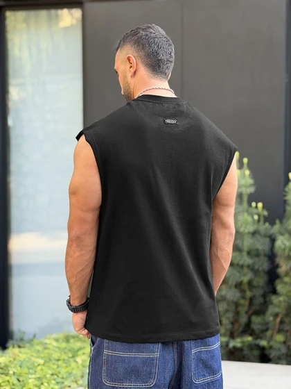 رکابی ورزشی وست پانچی مشکی