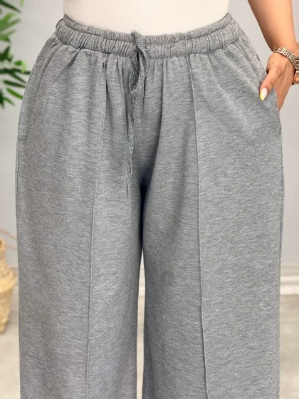 3216-شلوار بگ ملانژ