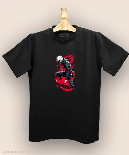 تیشرت مردانه و زنانه طرح توکیو غول شخصیت کانکی کد 956