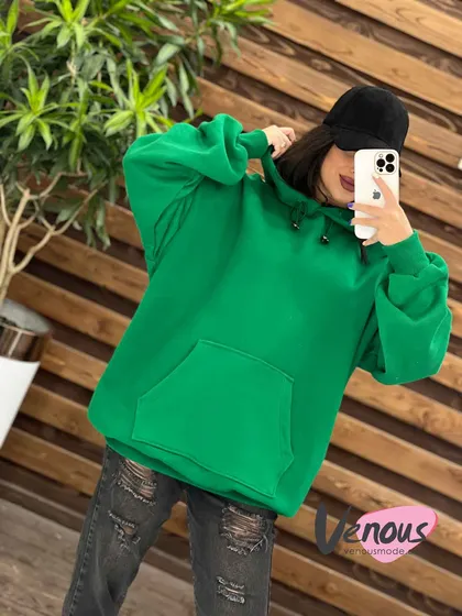 هودی کلاهدار ساده