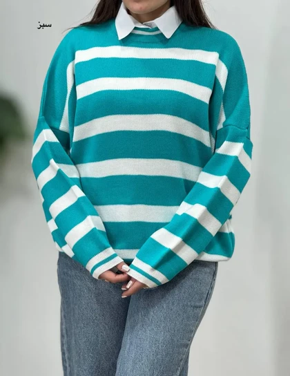 پلیور بافت راه راه لوسی 1