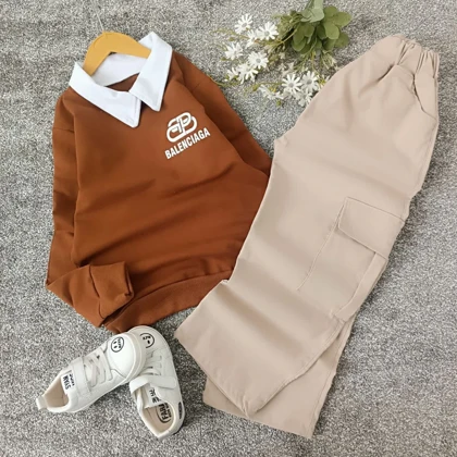 بلوز شلوار اسپرت بگ 2 یقه BALENCIAGA