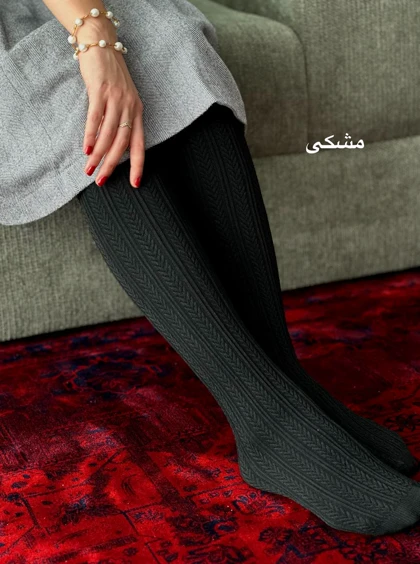 جوراب شلواری گندمی پنتی 1