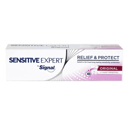 خمیر دندان ضد حساسیت سیگنال مدلSensitive Expert original حجم 100 میلی‌لیتر