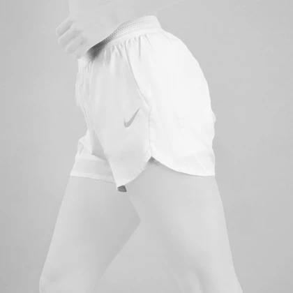 شلوارک کشاله دار ورزشی زنانه نایک مدل 047 سفید