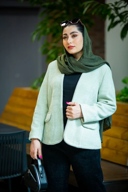 کت کجراه مغزی مروارید دوزی