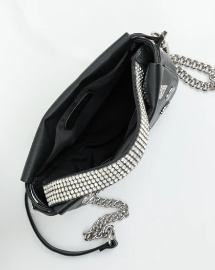 145BAG - کیف دسته نگینی ونگ F145