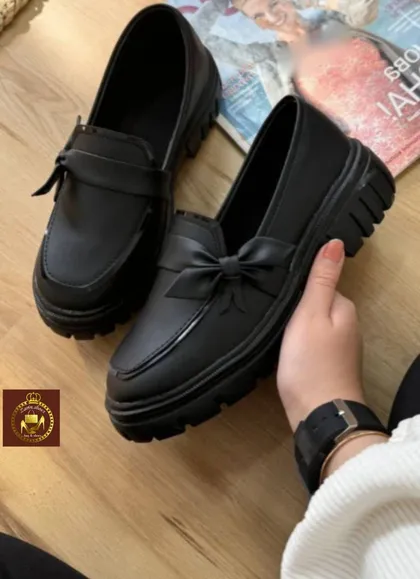کالج لژدار زنانه ورنی و چرم عروسکی