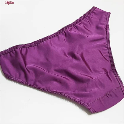 شورت زنانه لین مدل اسلیپ جلو تور بنفش کد 4681-602