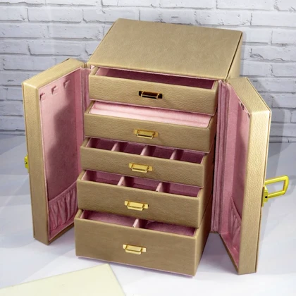 جعبه جواهرات مدل کشو دار طبقاتی کد G_Lnd_104