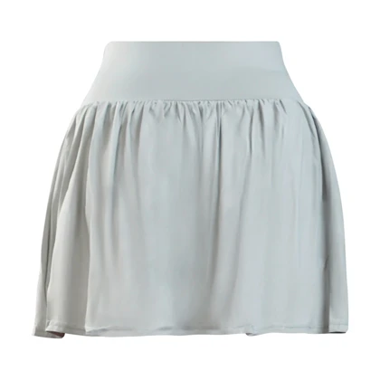 دامن کشاله دار تنیسی مدل 4A0033 طوسی روشن