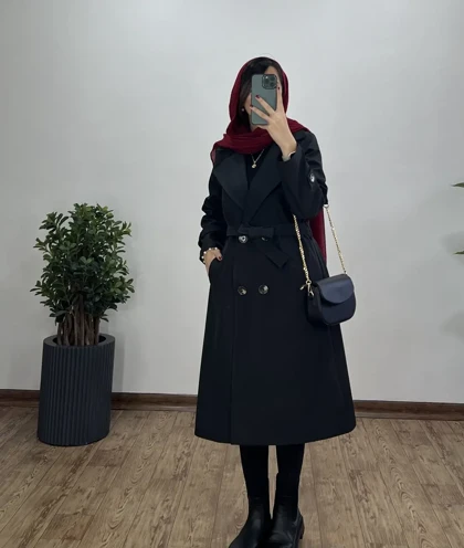 ترنچ کت بلند ضد آب راش 2