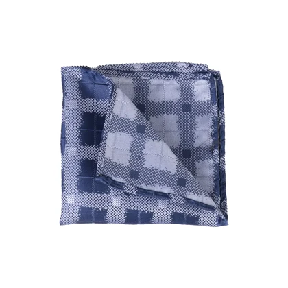 ست کراوات و پوشت طرحدار سورمه ای 98108