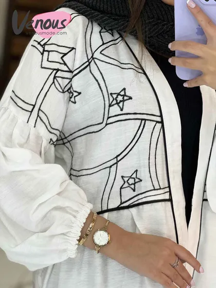 مانتو عروسکی خامه دوزی