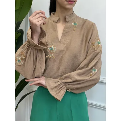 بلوز گلدوزی آیدا