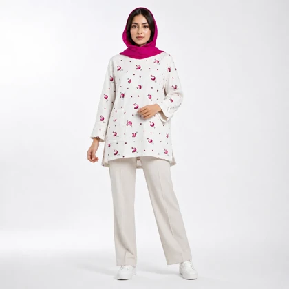 تونیک زنانه کراش طرح فلامینگو