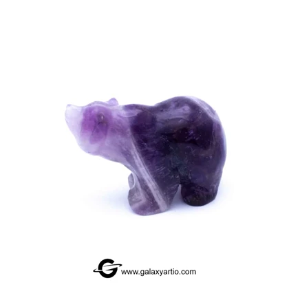 مجسمه تراش دست خرس آمیتست