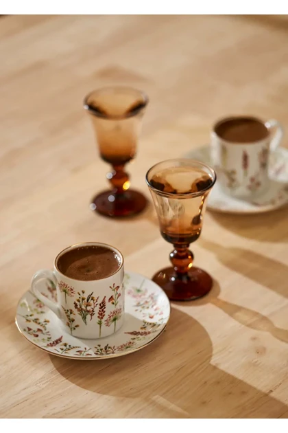 ست فنجان قهوه Bella Maison مدل Flores چینی - چندرنگ