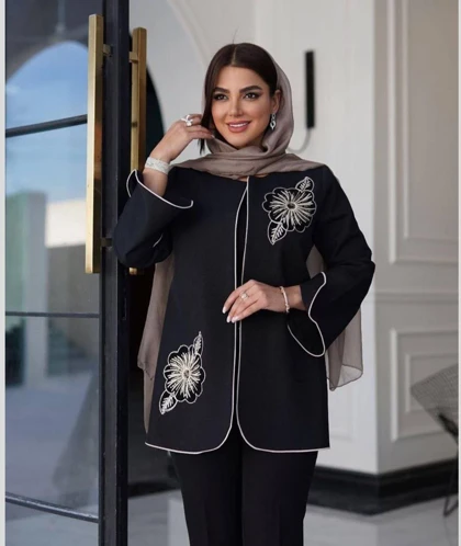 مانتو مخمل شکیلا کد 5776