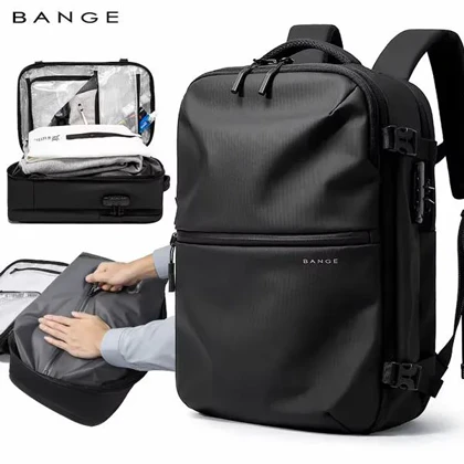 کیف کوله پشتی مسافرتی وکیوم دار همراه با پمپ اورجینال بنج BANGE 7875-1