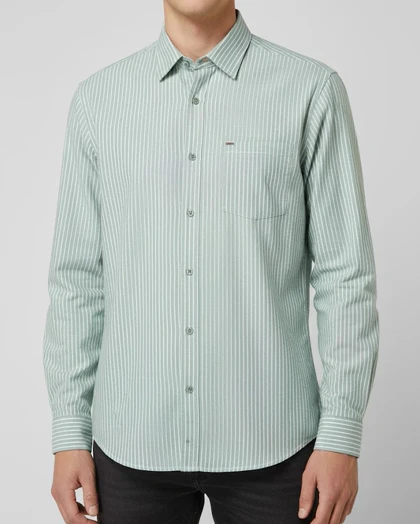 پیراهن مردانه آستین بلند نخ پنبه 615