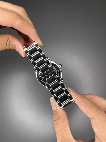 ساعت مچی کارتیه اوپن هارت بند فلزی صفحه طوسی Cartier