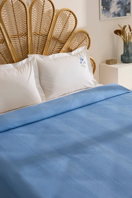 سرویس روتختی پیکه دو نفره Karaca Home مدل Evaria - آبی