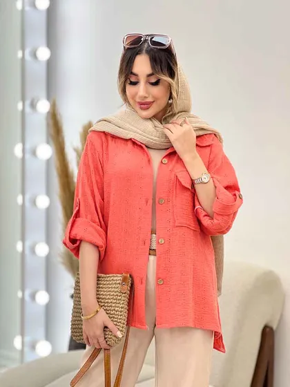 شومیز تک جیب سیما
