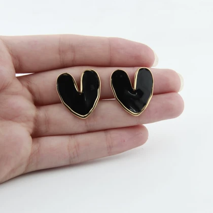 گوشواره زنانه مدل قلبی